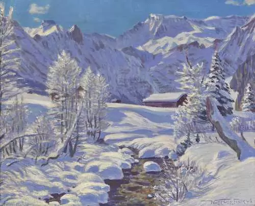 WALDEMAR FINK — Winterlandschaft. 1946. — Koller Auktionen
