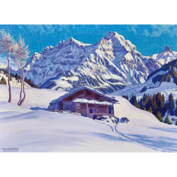 Waldemar Fink — Winter in Adelboden.