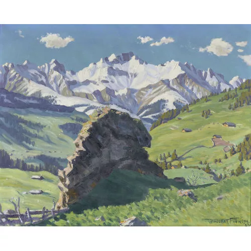 Waldemar Fink — "Zmittag in den Bergen".