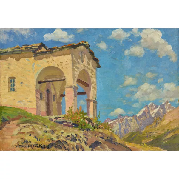 Waldemar Fink — "Kapelle Blatten bei Zermatt".