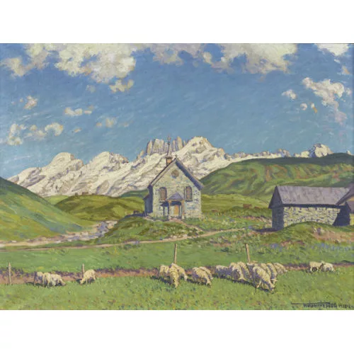 Waldemar Fink — "Sommertag auf der Fiescheralp".