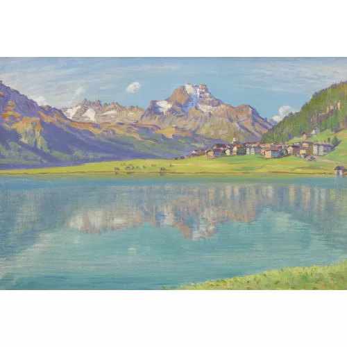 Waldemar Fink — "Septembermorgen bei Silvaplana".