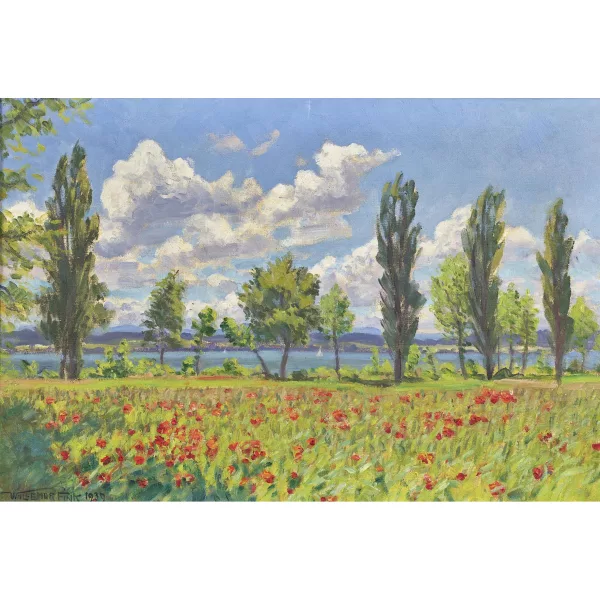 Waldemar Fink — "Sommertag am Murtensee".
