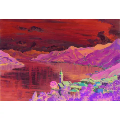 Waldemar Fink — "Frühsommermorgen in Ronco (Tessin)".