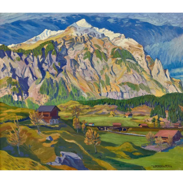 Waldemar Fink — "Spätherbsttag bei Kandersteg".