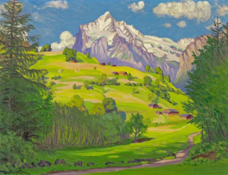 Sommertag, Wetterhorn, 1924