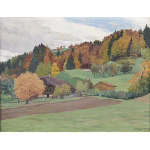 Waldemar Fink — "Herbst bei Reichenbach (Kandertal)".