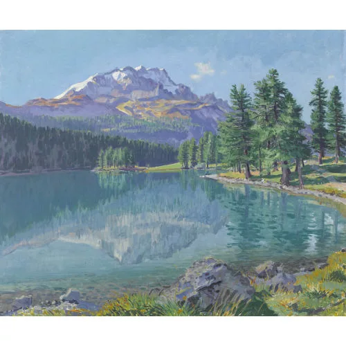 Waldemar Fink — "Piz Corvatsch bei Silvaplana".