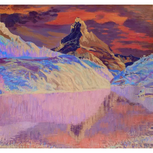 Waldemar Fink — "Herbststimmung am Moosjesee".