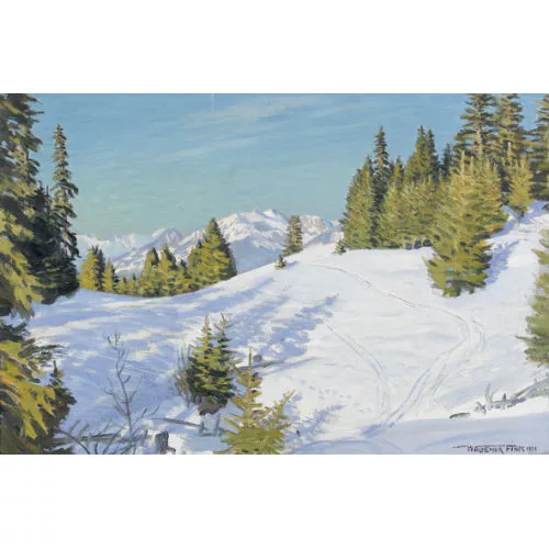 Waldemar Fink — "Sonniger Winternachmittag".