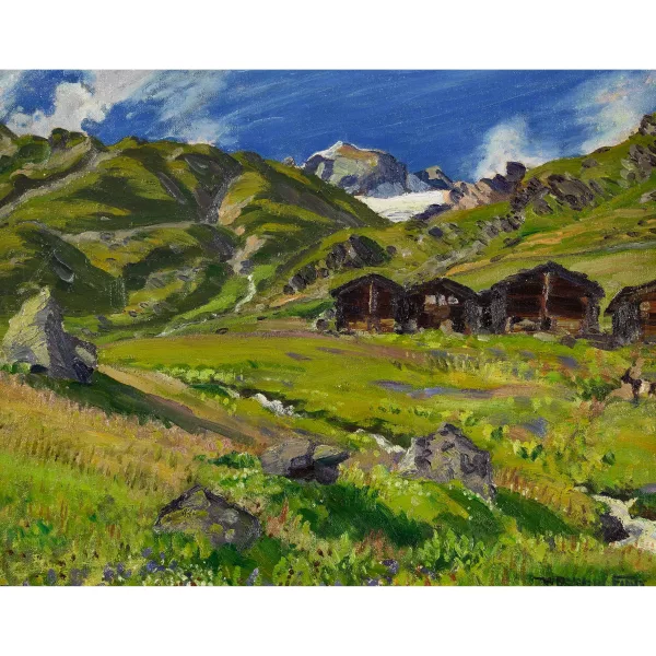 Waldemar Fink — "Sommernachmittag auf der Alp".