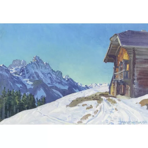 Waldemar Fink — "Wintermorgen".