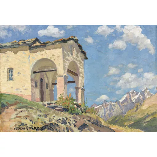 Waldemar Fink — "Kapelle Blatten bei Zermatt".