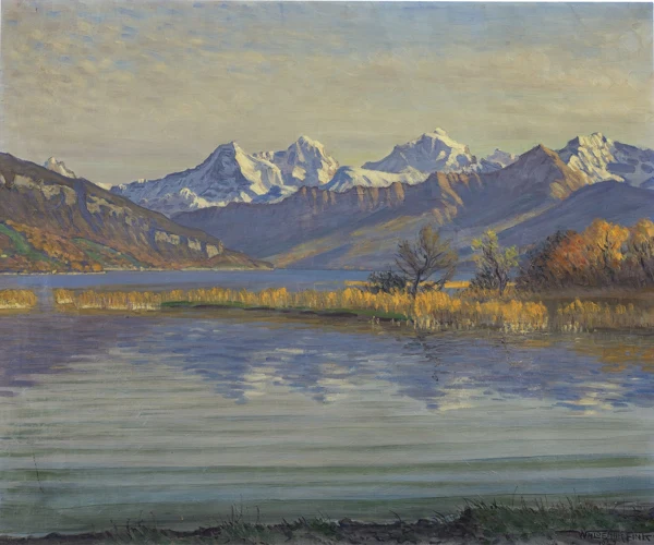 Waldemar Fink — Blick in die Berner Alpen, 1942