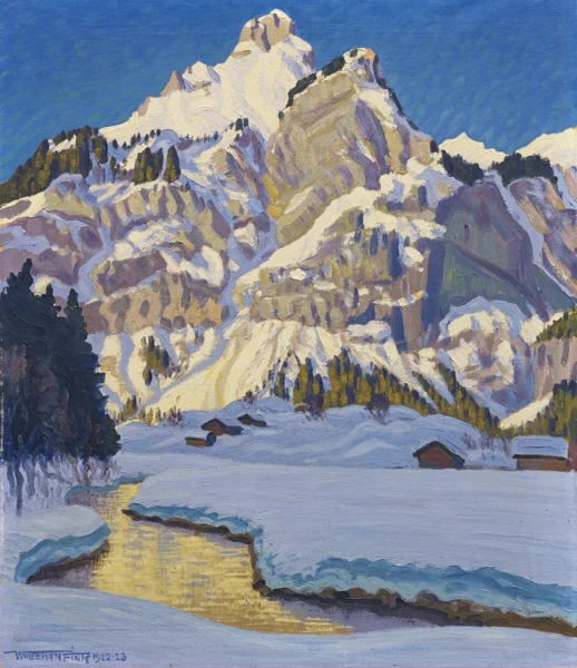 Waldemar Fink — Winterlandschaft, 1922-23