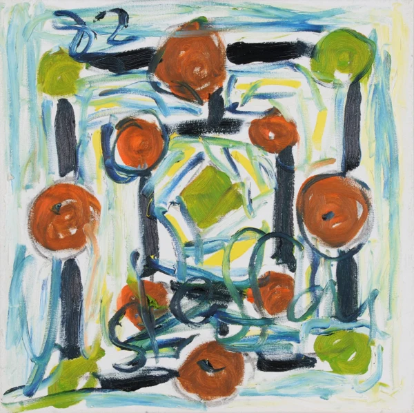 Walter Arnold Steffen — 2 Gemälde: Ohne Titel, 1982; Ohne Titel (recto/verso), 1978