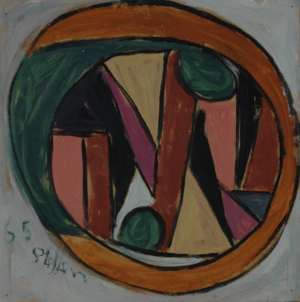 Walter Arnold Steffen — Modernes Stadtleben mit Schatten des Teufels, 1965