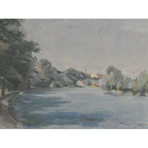 Walter Clénin — Sommerliche Flusspartie.