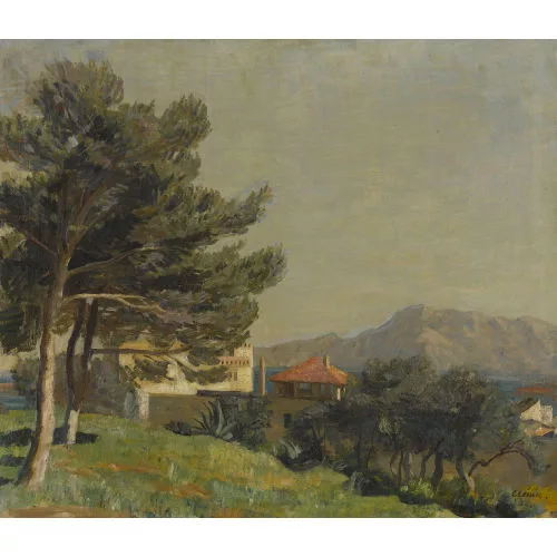 Walter Clénin — Südliche Landschaftspartie.