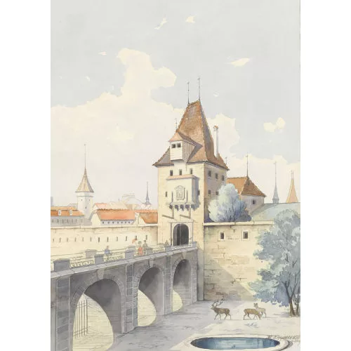 Walter Eggimann — Golatenmatttor am alten Bollwerk in Bern.