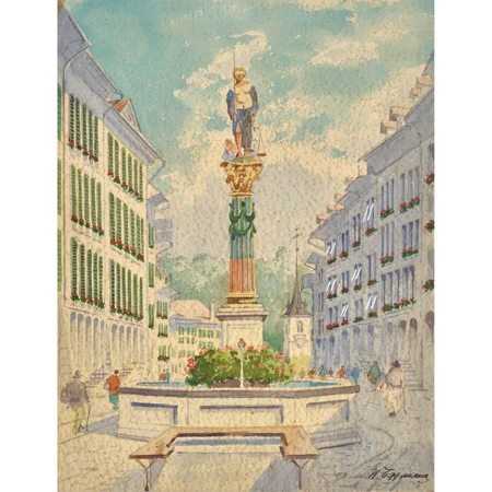 Der Gerechtigkeitsbrunnen in Bern
