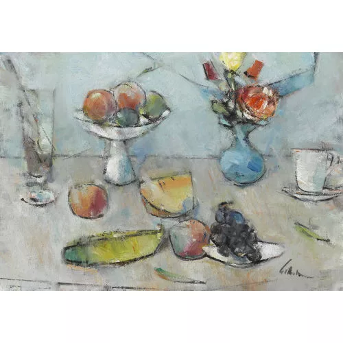 Walter Emil Müller — Stillleben mit Früchten.