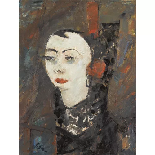 Walter Emil Müller — Porträt einer Dame.