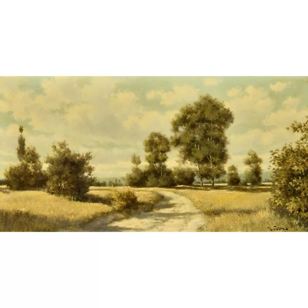 Walter Feller-Brand — Sonniger Feldweg.