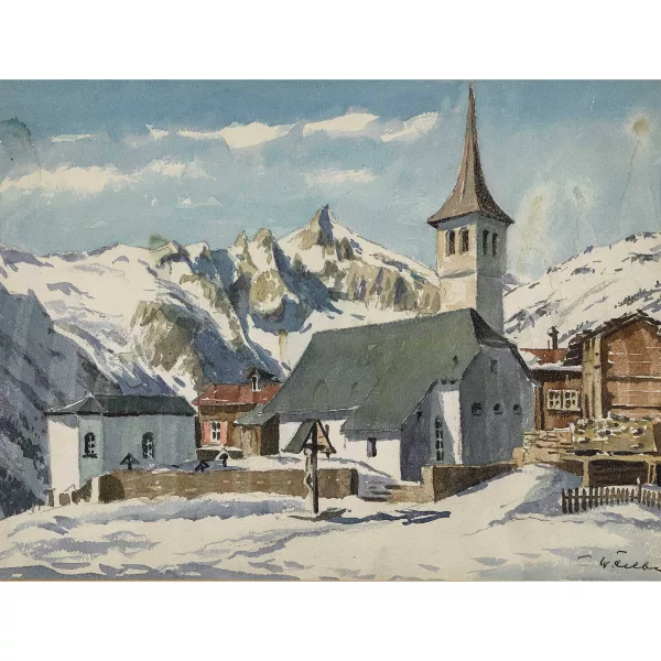 Walter Feller-Brand — Kippel im Lötschental.