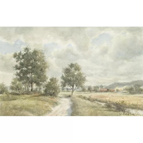 Walter Feller-Brand — Bachpartie im Sommer.