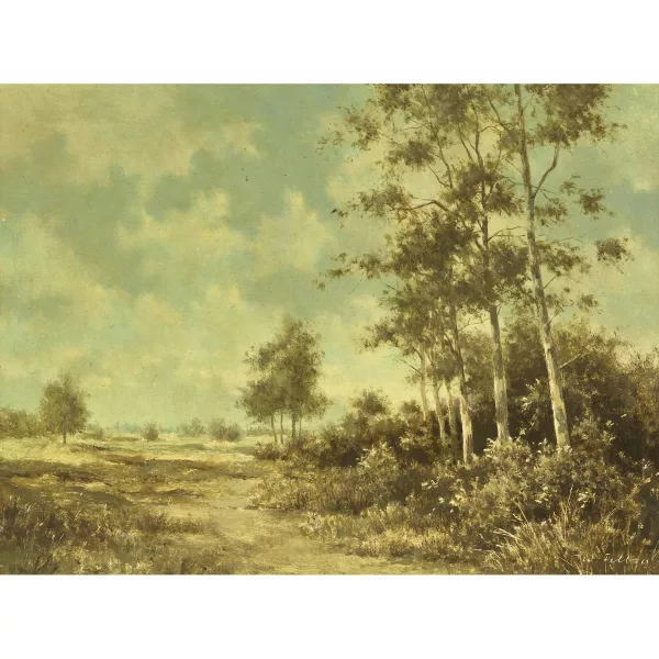 Walter Feller-Brand — Auenlandschaft.