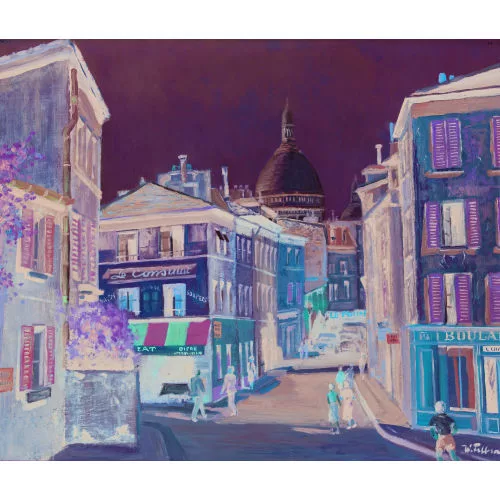 Walter Feller-Brand — Montmartre mit Blick auf Sacré-Coeur.