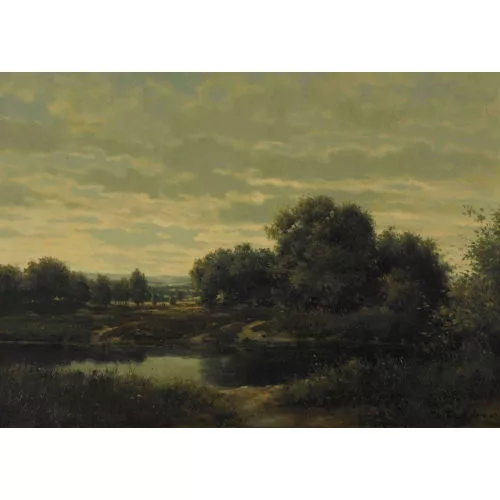 Walter Feller-Brand — Flusslandschaft.