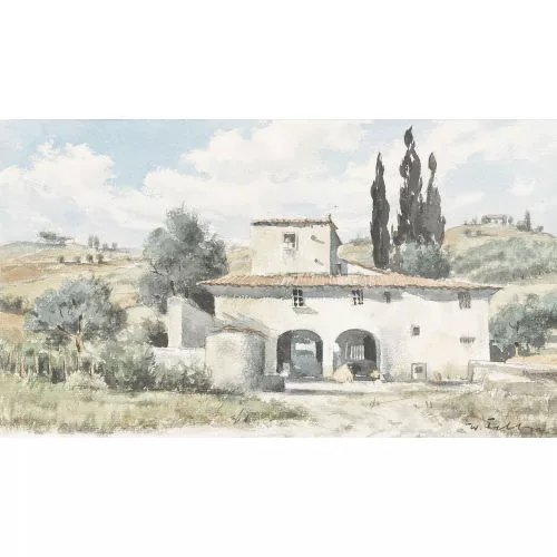 Walter Feller-Brand — Südliche Hauspartie.
