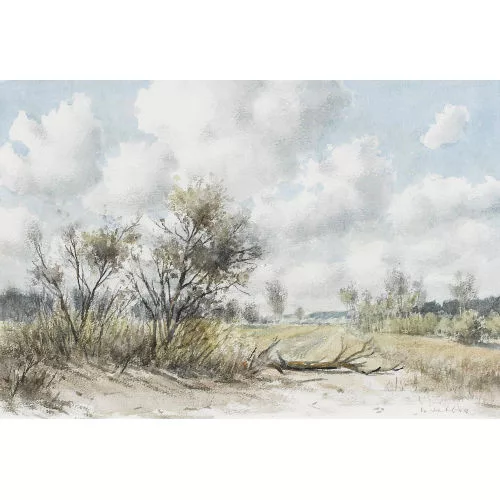 Walter Feller-Brand — Sommerliche Landschaftspartie.