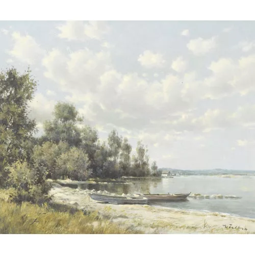 Walter Feller-Brand — "Am Murtensee".