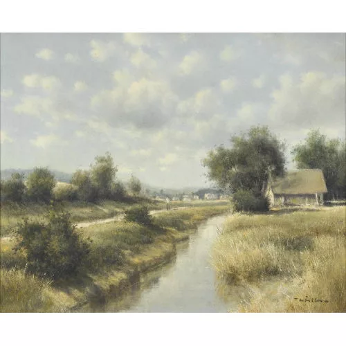 Walter Feller-Brand — Sommerliche Bachpartie.
