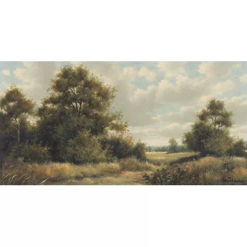 Walter Feller-Brand — Lichte Auenlandschaft.
