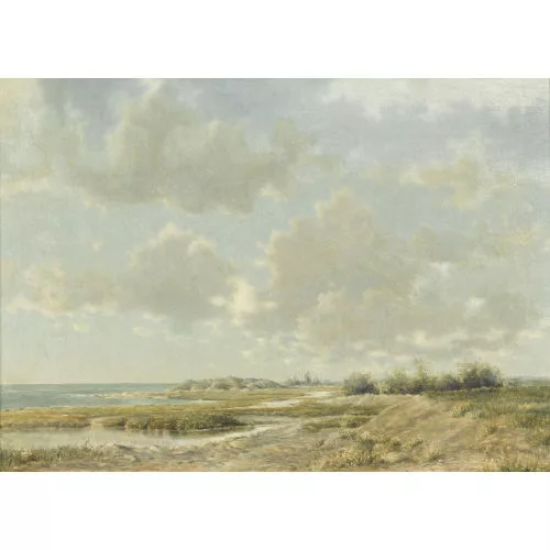 Walter Feller-Brand — Sommerliche Uferlandschaft.