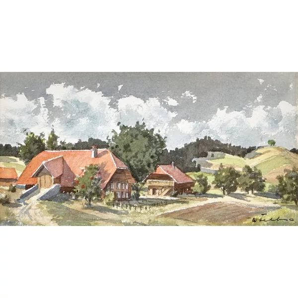 Walter Feller-Brand — Emmentaler Bauernhaus.