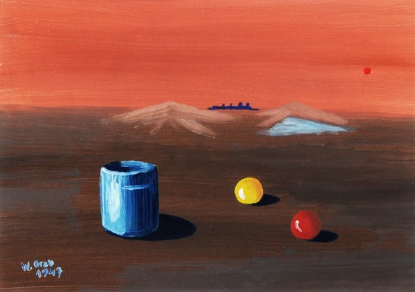 Walter Grab — Surrealistisches Stillleben, 1947