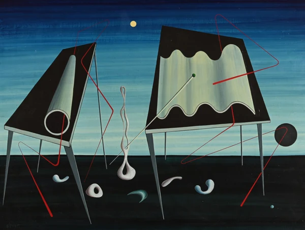 Walter Grab — Nächtlicher Strand, 1960