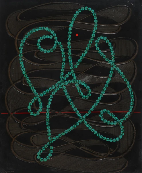 Walter Grab — Erloschene Mondkette, 1955