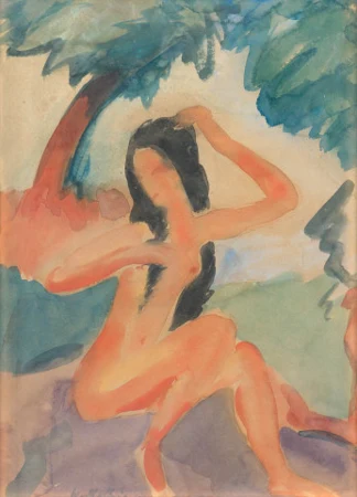 Frauenakt, um 1920