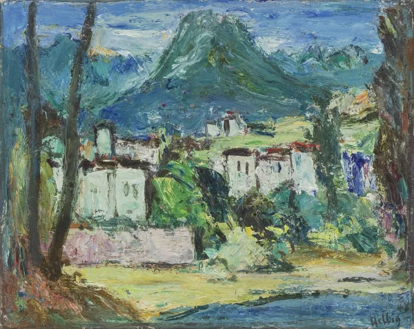 Walter Helbig — Paysage de Bergem