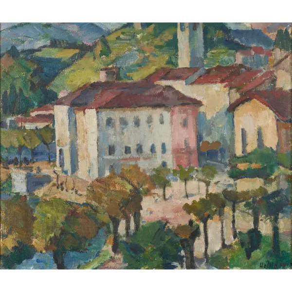 Walter Helbig — Tessiner Dorf.