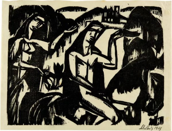 Walter Helbig — Tessiner Landschaft. - Verkündigung