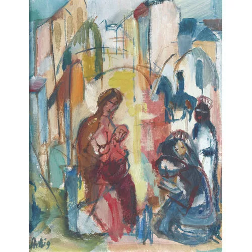 Walter Helbig — "Anbetung der drei Könige".