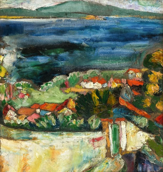 Walter Jonas — Strasse im La Ciotat, 1934