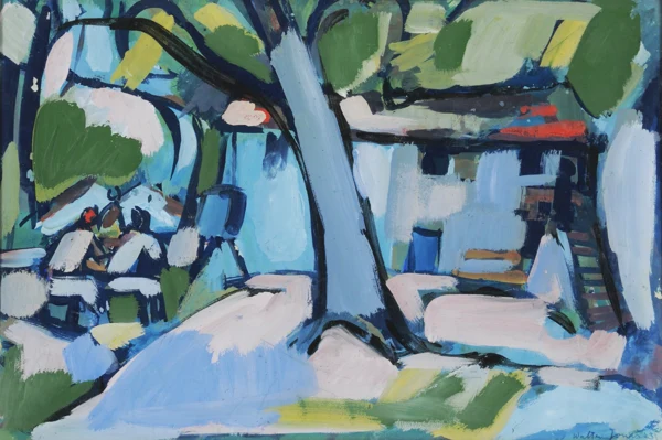 Walter Jonas — Haus unter Bäumen, 1943